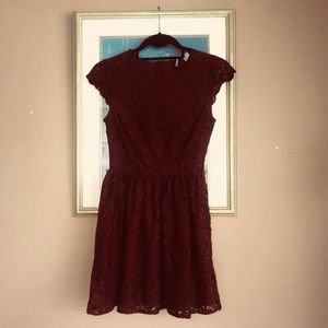 cheap pink dresses Dusty Rose Spaghetti Strap Slit A-line Simple Cheap Prom Dresses.PD002   AlineBridal